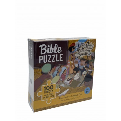 Bible Puzzle 100pcs – Jesus Heals a Crippled Man Bible Puzzle 100pcs – Jesus Heals a Crippled Man