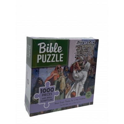 Bible Puzzle 1000pcs – Jesus Gives Thanks for Little Children Bible Puzzle 1000pcs – Jesus Gives Thanks for Little Children