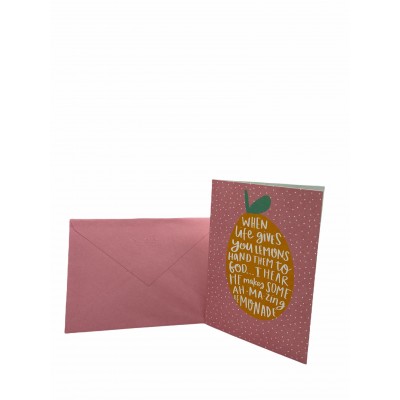 WHEN LIFE GIVES YOU ...