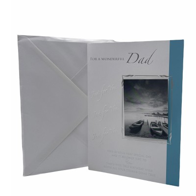 經文賀卡With lots of love...Happy Birthday - For a Wonderful Dad 父親生日卡