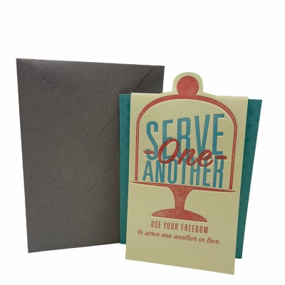 經文賀卡(Galatians 5:13)