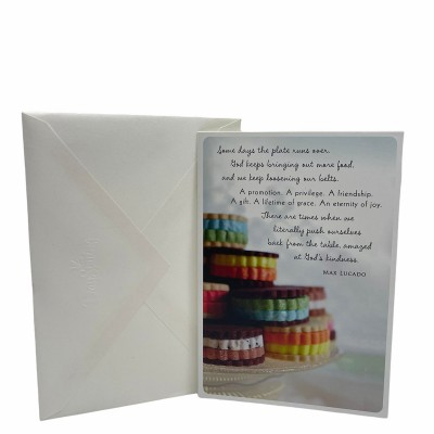 經文賀卡(II CORINTHIANS 9:8 The Message)