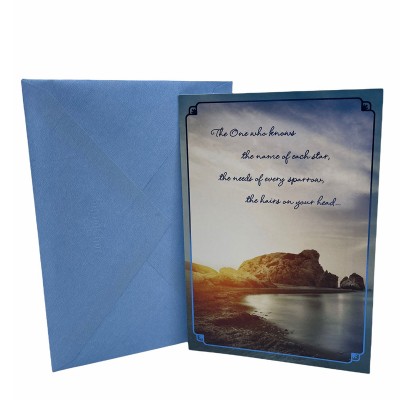 經文賀卡(I PETER 5:7 KJV)