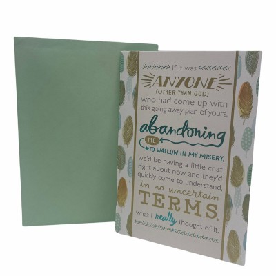 經文賀卡(If it was anyone other than god)