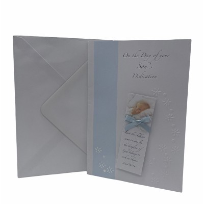 經文賀卡(Mark 10:14)On the day of your Son's Dedication