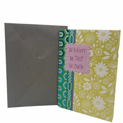 經文賀卡(PSALM 127:3 TLB) SO SWEET SO TINY SO CUTE