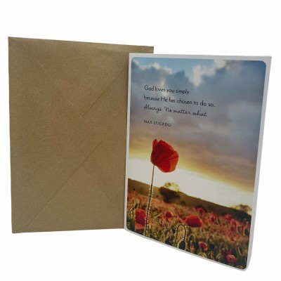 經文賀卡(I JOHN 4:19 CSB)We love because He first loved us