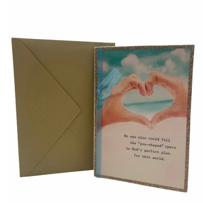 經文賀卡(ROMANS 1:6 The Message) You are who you are through this gift and call of Jesus Christ!