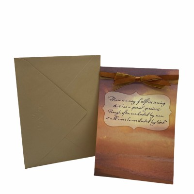 經文賀卡(there is a way of ...)