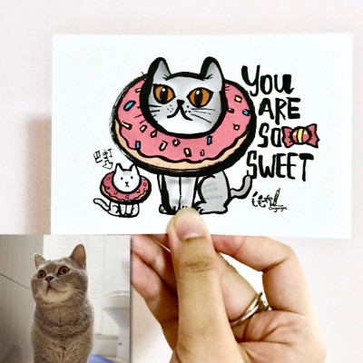 明信片You're So Sweet