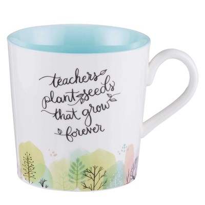 陶瓷水杯_Teachers Plant the Seeds That Grow Forever