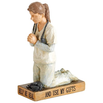 護士祈禱姿勢桌面雕像(幫我治愈 Help Me Heal )