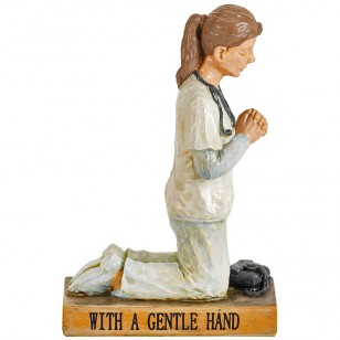 護士祈禱姿勢桌面雕像(幫我治愈 Help Me Heal )