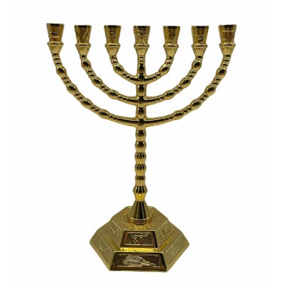 新品禮品金燈檯以色列風格家居擺燭台桌擺桌飾合金工藝品大號款