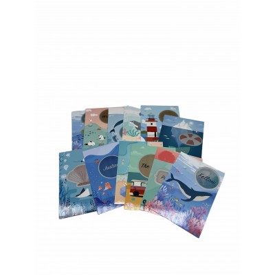 經文卡嗎哪卡聖誕禮品刮刮樂卡/破冰卡/ 信心與盼望愛在基督裡/海洋世界/平安之地