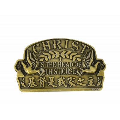 基督教禮物禮品香港ltg創意家用金屬合金聖誕節門貼牌門牌