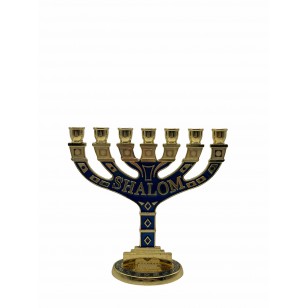 合金金燈檯以色列風格家居擺件七頭燭台簡約桌擺桌飾