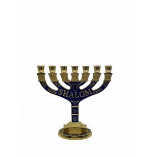 合金金燈檯以色列風格家居擺件七頭燭台簡約桌擺桌飾