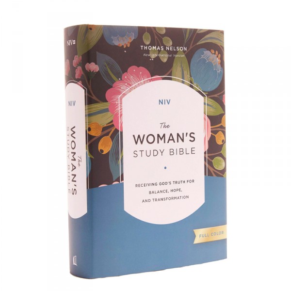 NIV, The Woman's Study Bible NIV，女性學習聖經，精裝，全彩