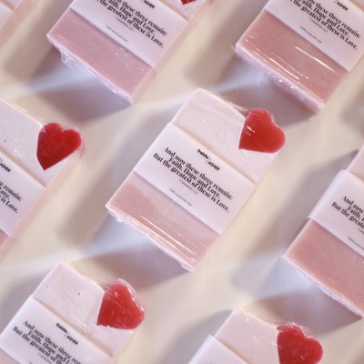 心心漸變色手工皂