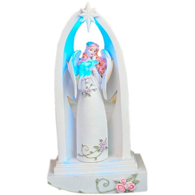 基督教樹脂天使擺件(帶LED燈功能）