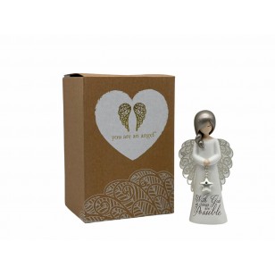 125mm Angel Figurine - With God all things are Possible