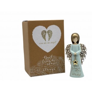 125mm Angel Figurine : Good friends ARE LIKE stars, YOU DON’T ALWAYS SEE THEM BUT THEY ARE always THERE