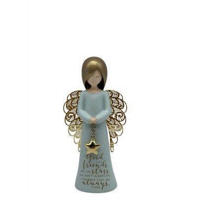 125mm Angel Figurine : Good friends ARE LIKE stars, YOU DON’T ALWAYS SEE THEM BUT THEY ARE always THERE