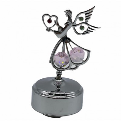 Mini Sacred Angel(Heart) - Mini Music Box Music : Amazing Grace