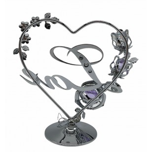Love Word - Mini Heart Shape with Flower Stand