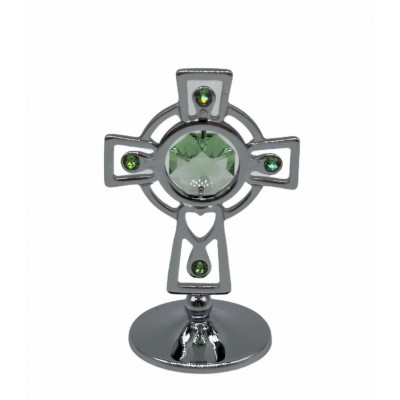 Celtic Cross – Free stand - green Celtic Cross – Free stand - green