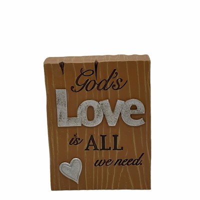 碑文擺件god is love all we need