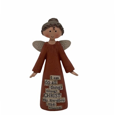 可愛陶塑小擺件/靠主凡事都能做