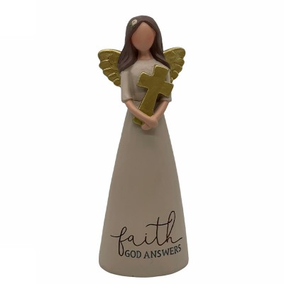 相信神的回應/天使樹脂桌飾擺件聖誕禮物祝福禮品
