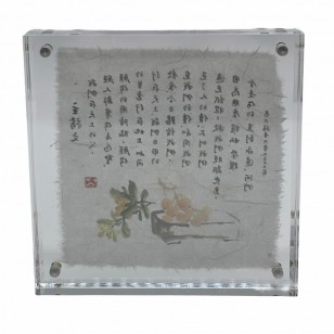 中文經文水晶坐枱畫—主禱文