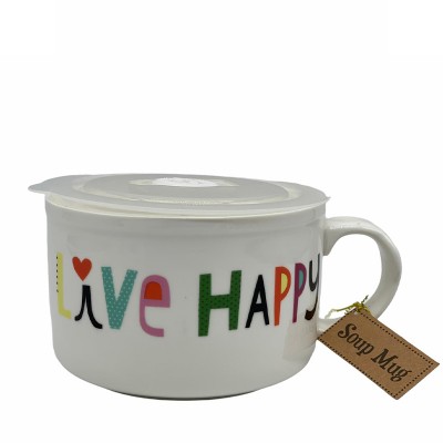 泡麵碗- live happy