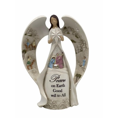 天使擺件-feace on earth good will to all