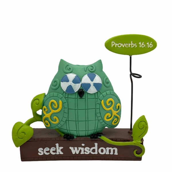 貓頭鷹擺件-seek wisdom